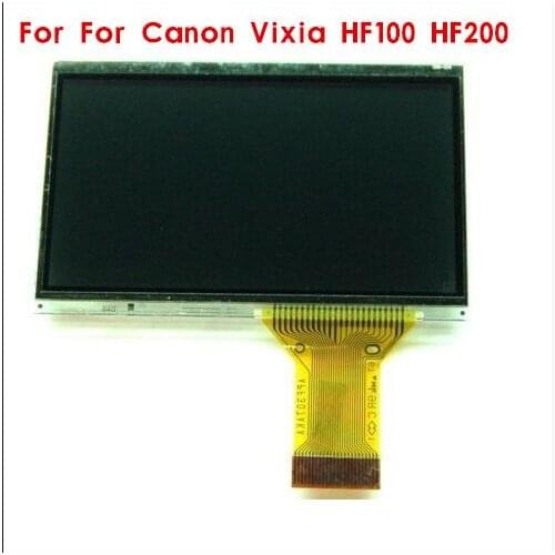 LCD DISPLAY SCREEN For Canon Vixia HF100 HF200 HFM300 HF11 HF20 HF10 Replacement