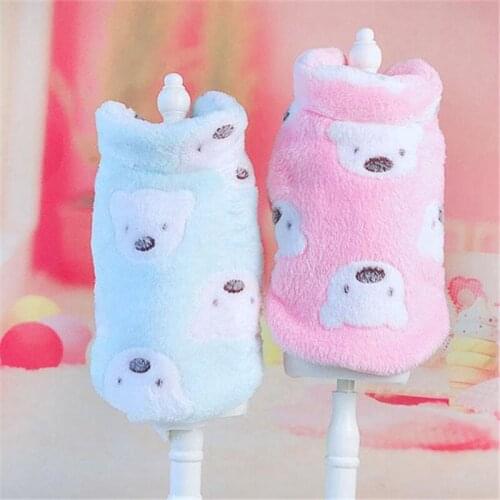 Winter Dog Vest Coat Jacket Cute Cartoon Dog Clothes Puppy Outfit Chihuahua Yorkie Clothes Pomeranian Schnauzer Pet Clothing