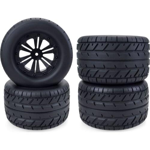 4pcs 1:10 115mm Monster truck RC car Wheel Rim and Tire for Redcat HSP HPI Traxxas Losi VRX LRP RC Cars