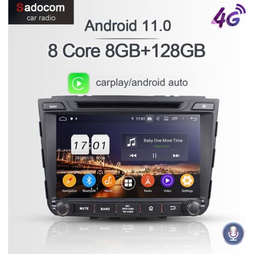 720P PX6 DSP 8" IPS 2 din Android 10.0 8 Core 64G+4GB RAM Car DVD Player For Hyundai Creta IX25 2014-2017 autoadio car radio