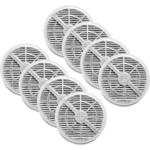 8 Pack True HEPA Filter Replacement for RIGOGLIOSO Desktop Air Purifier GL2103 GL-2100 Activated Carbon Filter