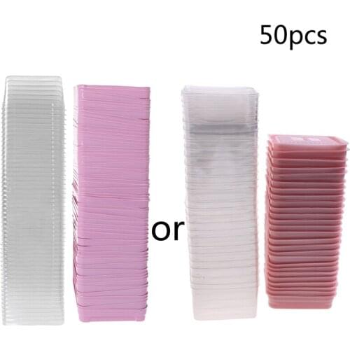 80g Square Moon Cake Trays Mooncake Packaging Box Container Holder 50 Sets