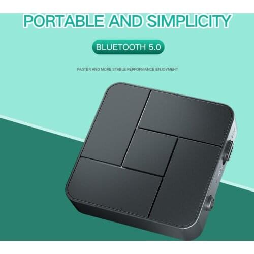 KN326 Bluetooth 5.0 Audio Transmitter Receiver 3.5mm AUX Jack RCA USB Dongle Stereo Wireless Adapter for Car Tv Pc Headphone