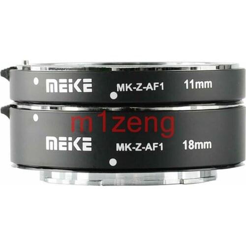 Auto focus AF macro extension tube ring11mm+18mm for Nikon z mount z6 z7 z50 mirrorless Camera