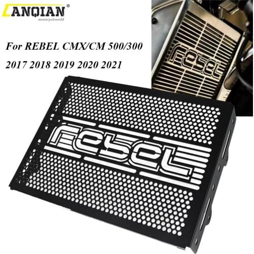 For Honda REBEL CMX CM 500 300 CMX500 CMX300 CM500 CM300 2017 2018 2019 2020 2021 Motorcycle Radiator Grille Guard Protect Cover