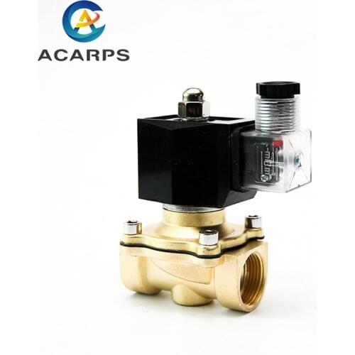 DN10 Brass Waterproof Solenoid Valve IP65 Normally Closed Switch Valve Water Valve