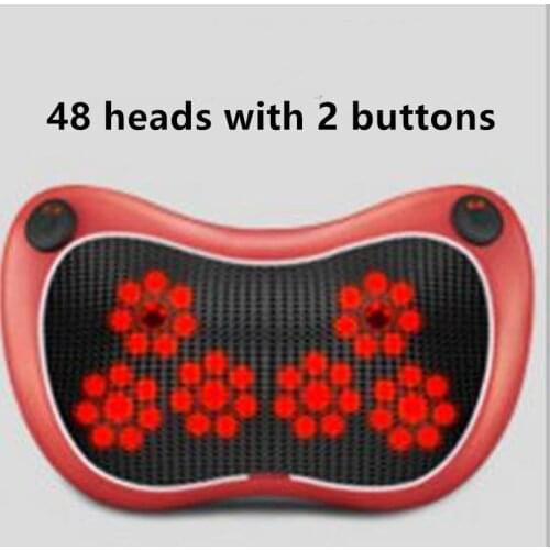 Real ease Relaxation Massage Pillow Vibrator Electric Shoulder Back Heating Kneading Infrared therapy for shiatsu Neck Massage