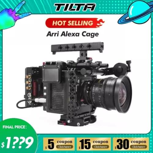TILTA Camera Cage for Arri Alexa Mini battery plate gold mount or V-mount Top handle 15mm Arm your camera with this Tilta camera