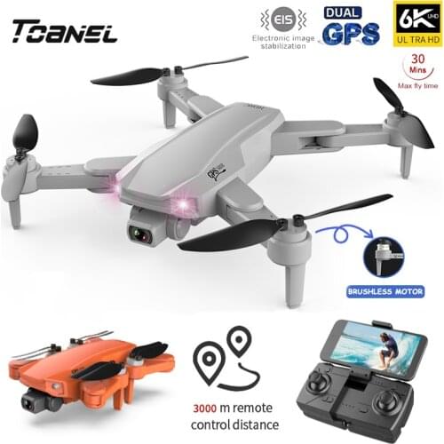 2021 New S608pro GPS Drone 6K 5G WiFi FPV Dual Camera Aerial Photography Brushless Foldable Quadcopter RC Distance 3000M