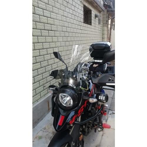 45CM for Suzuki DL250 Vstrom DL 250 Motorbike Front Glass Windshield Windscreen
