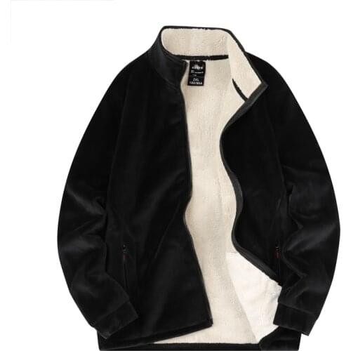 MANTLCONX Thicken Mens Jacket Warm Parkas Men Casual Windproof Winter Jacket Coats Plus Size 7XL 8XL Fleece Jacket Male Outwear