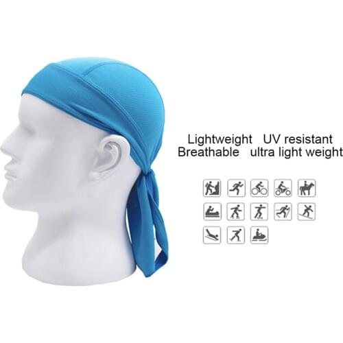 Men Women Outdoor Quick Dry Cycling Cap Head Scarf Breathable Multi Function Bike Headband Cycling Bandana Pirate Head Scarf