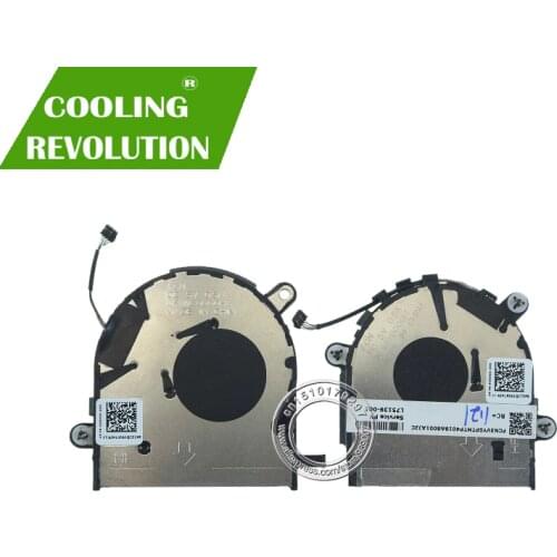 Laptop CPU GPU Cooling Fan for HP EliteBook x360 1030 G4 COOLING FAN L75139-001 L+R