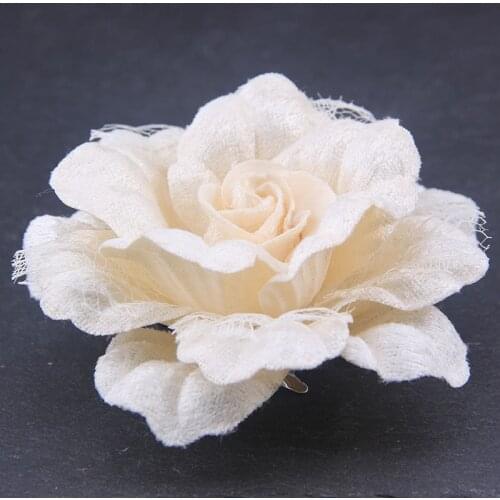 New Handmade Fabric Camellia Flower Brooch Pin Scarf Buckle Corsage Laple Pins Badge Brooches for Women Jewelry Accessories