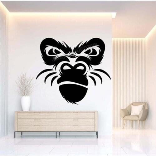 Monkey Wall decal Marmoset decal Jungle Chimpanzee Primacy Wall Sticker Nursery Kids Room Decor Art Vinyl Decal Sticker B272