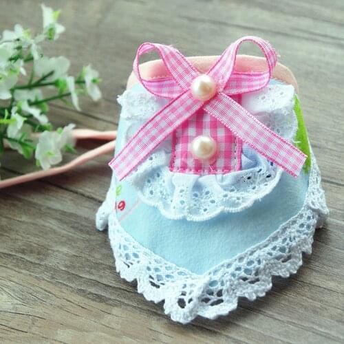 Lovely Handmade scarf Teddy small dog than bear lace saliva towel bib Tie Pet accessories Puppy cat Supplies Adjustable pet bibs