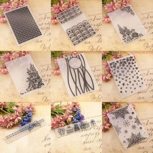 Various Patterns Embossing Folder Stencil Template DIY Scrapbook Album Card Making Craft Decoration