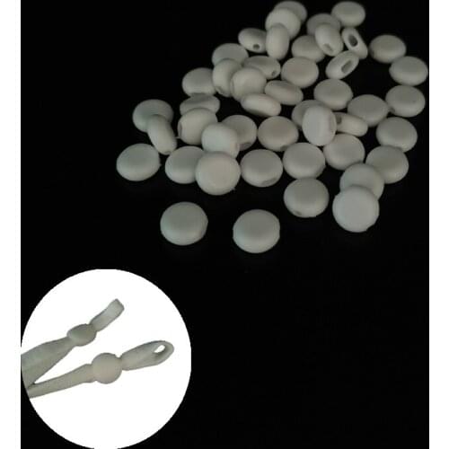 Adjustable Non Slip Stopper buttons Plastic Anti-slip Elastic Band Rope Buckle Face Mask Cord Beads DIY Accessories