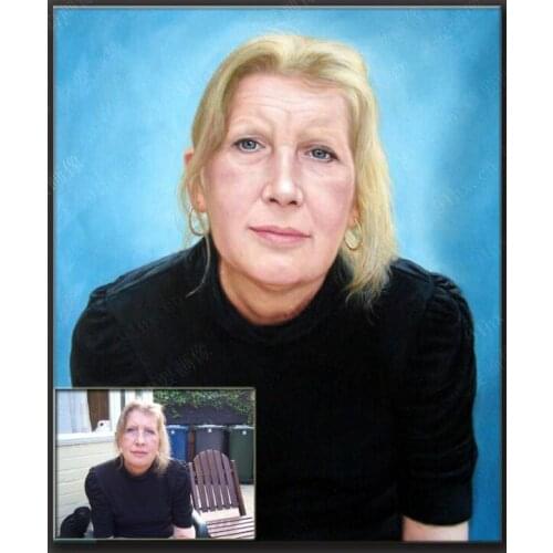 Keep the memory --TOP ART # customize service custom parting Family oil painting--hand painted 24x36 inch- best memory