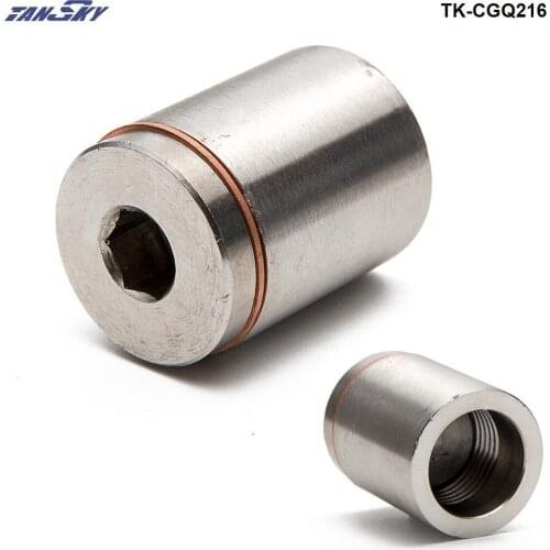 T304 1"Stainless Steel Extended 1in Oxygen Sensor Bung (18mm x 1.5) W/plug Racing Sport TK-CGQ216
