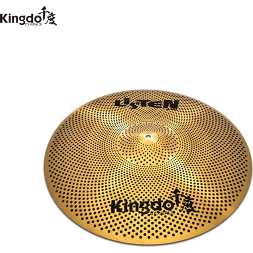 18" high quality crash low volume low sound cymbals for drums