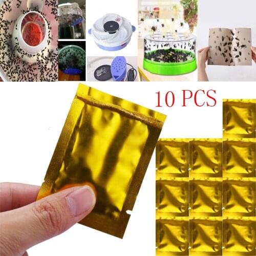 10/2/1PCS Mosquito Fly Attracting Bag Flycatcher Practical Convenient Odorless Bait For Indoor And Outdoor Fly Catch 2021