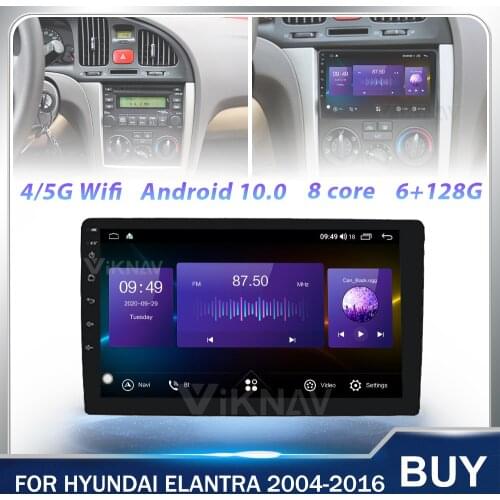 128G Android Car Radio GPS Navigation head unit For Hyundai Elantra 2004 2005 2006 2007 2008-2016 Car Multimedia Player Stereo