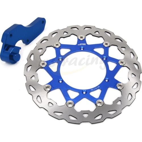 CNC 320MM Motorcycle Front Floating Brake Disc & Bracket For YAMAHA YZ125 WR125 WR250 WR250F YZ250 YZ250F WR400F YZ400F WR426F
