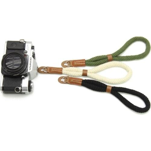 Handmade Cotton Digital Camera Wrist Hand Strap Soft Wristband for Sony A5100 a6000 a6500 a9 a7rm3 a7m2 RX10 M4 High Quality