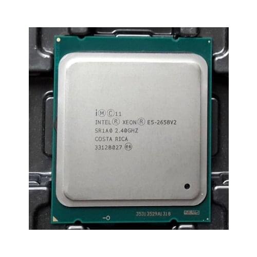 INTEL XEON E5-2658 V2 SR1A0 2.4G 10C CM8063501293200S R1A0 Xeon E5-2658 v2 Ten CR 2.4GHz FCLGA2011