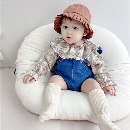 Baby Girls Clothes Sets New 2021 Spring Summer Infant Girls T-shirt+Overalls Pants Clothes Suit Baby Princess Outfits Clothing