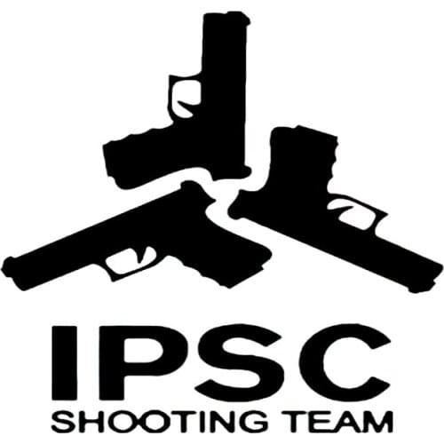 Beautiful Car Sticker Truck SUV RUV Car Body Decoration Accessories PVC Three Guns Fashion Car Decal Sticker Anti-UV Black/White