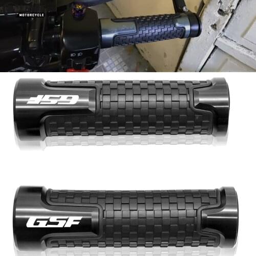 Motorcycle Handlebar Grips 22mm CNC Aluminium Handle Bar Grips For SUZUKI GSF1200 1250 600 600S 650 650N BANDIT GSF 250 Bandit