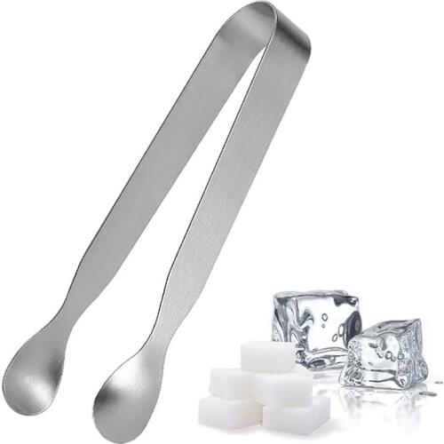 Stainless Steel Ice Tongs Universal Portable Sugar Tongs Food Tongs Ice Clamp Tool Bar Kitchen Accessories