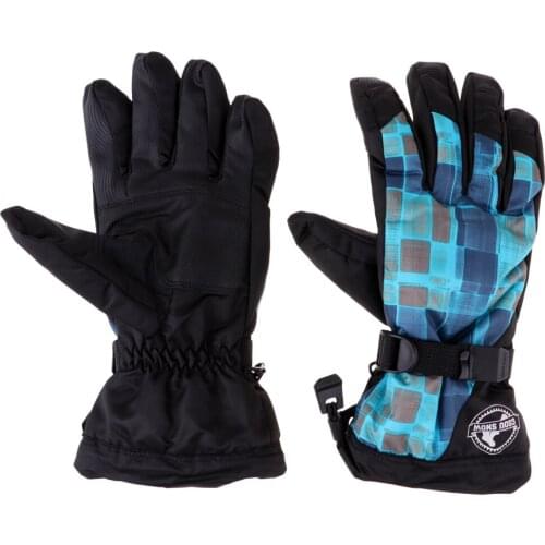 Outdoor Sport Gloves,Winter Ski Gloves Non Slip Warm Skating Snowboard Sport Full Fingers Mittens - Choose Color & Size