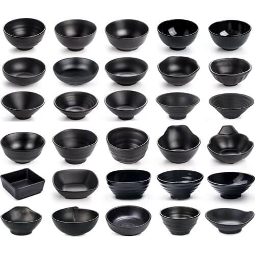 Ramen Melamine Fruit Salad Fast Food Tableware Japanese Style Frosted Noodles Bowl Mini Bowl Hot Pot Noodle Hotel Tableware