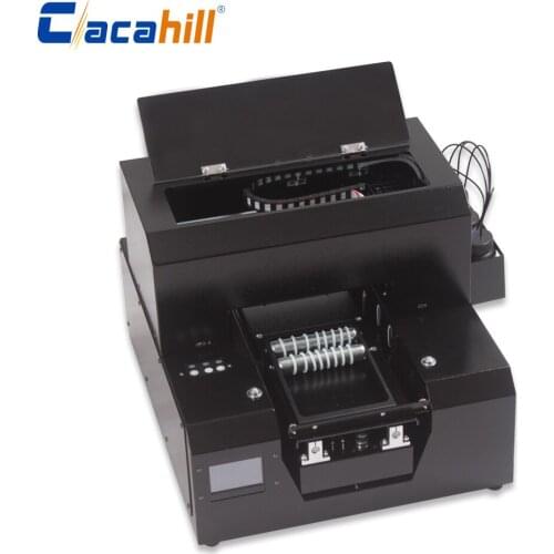 Roller UV printer multi-function automatic printing A4 portable for bottles/clothes/bags/cards and colorful printing