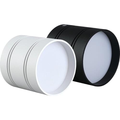 Surface Mounted LED Downlight 12W 15W Dimmable AC85-265V Ceiling Light White Black 7W 9W SMD 5736 Chip For Restaurant Kitchen