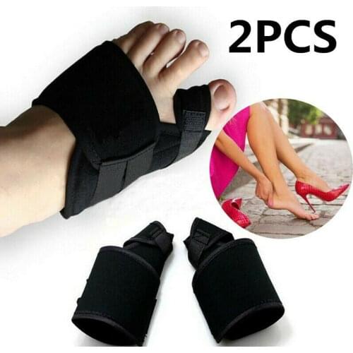 2Pcs=1Pair Toe Separator Hallux Valgus Bunion Corrector Orthotics Feet Bone Thumb Adjuster Correction Pedicure Sock Straightener