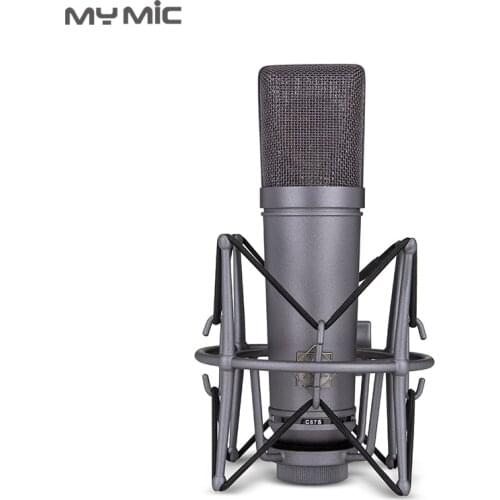 U87 P-L Studio Microphone Wired Cardioid Condenser Mic Large Diaphragm Capsule High Sensitivity Professional for Vocal Recording