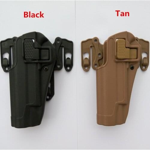 Tactical 100% genuine High quality of military tactical Fit Chest Waist leg paddle Molle holster fit for 1911 left hand