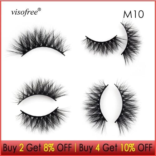 Visofree Eyelashes 3D Mink Lashes Full Volume lashes Extension Mink Eyelashes Extension lashes Natural False Eyelashes Makeup