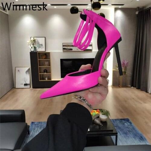 Wimnesk Women's Shoes With A Strap