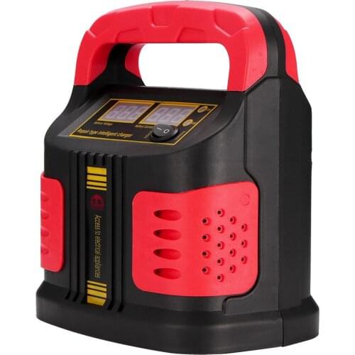 12V-24V 15A Intelligent Digital Display Pulse Repair Charger Car Battery Charger Lead-Acid Battery Charger For Car Motorcycle