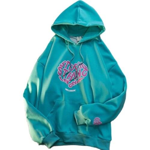 2021 Spring New Fashion Hip Sweatshirts Hop Hoodies For Women Letter Printting Pullover Cartoon Anime Casual Hooded Tops