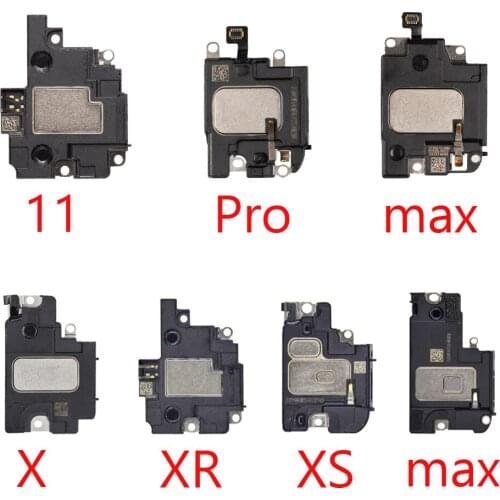 1pcs Loud Speaker Sound Buzzer Ringer Flex Cable For iPhone 11 Pro XR XS Max X Replacement Parts