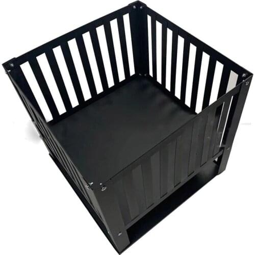 1pc iron square brazier for outdoor barbecue heating wood logs burning fire pit / grill brazier fire basket metal bowl