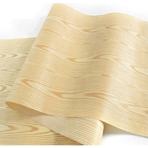 2Pieces L:2.5Meters/pcs Wide:55cm Thickness:0.2mm Technology Ash Wood Veneer Furniture Edge Banding Strip