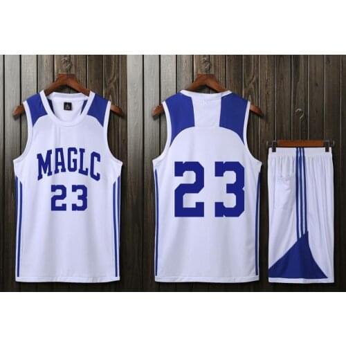 2019 Kid & Men Jerseys Basketball Throwback Cheap Basketball Uniforms Suits Sleeveless Shirt Team Training Jerseys White
