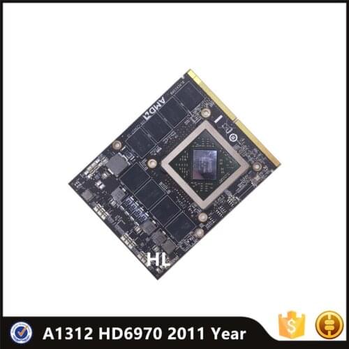 A1312 HD6970 2GB 1GB Video Card for iMac 27" HD 6970M hd6970m 1G AMD Radeon VGA 109-C29657-10 2011 Year 216-0811000 Graphic Card